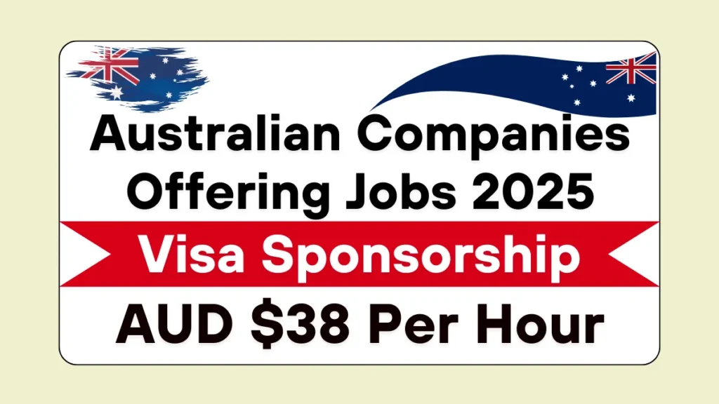 Plumber Job Opportunities in Australia for Skilled Immigrants: Visa Sponsorship Details In 2025/2026