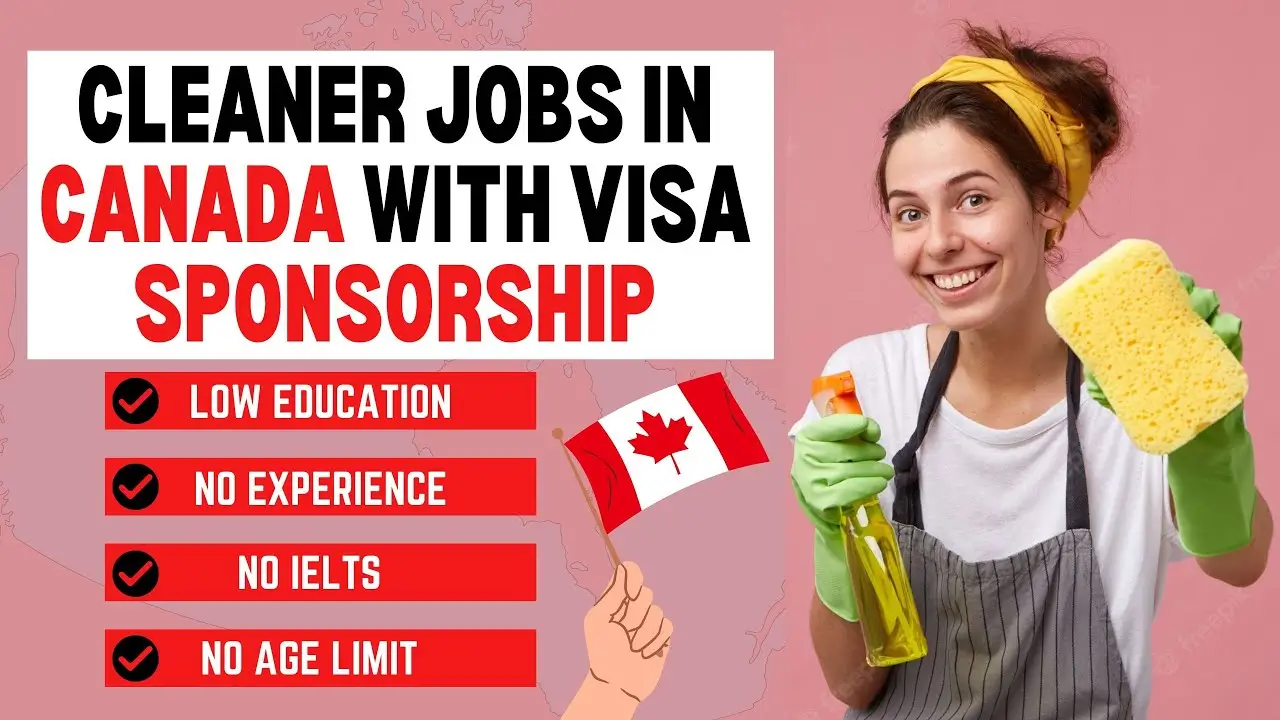 Cleaning Jobs In Canada For Foreigners With Visa Sponsorship